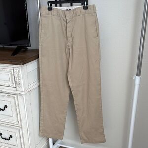 Dickies Men's Beige Pants - Classic Straight Fit